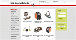 Desktop Screenshot of ms-svejseteknik.dk